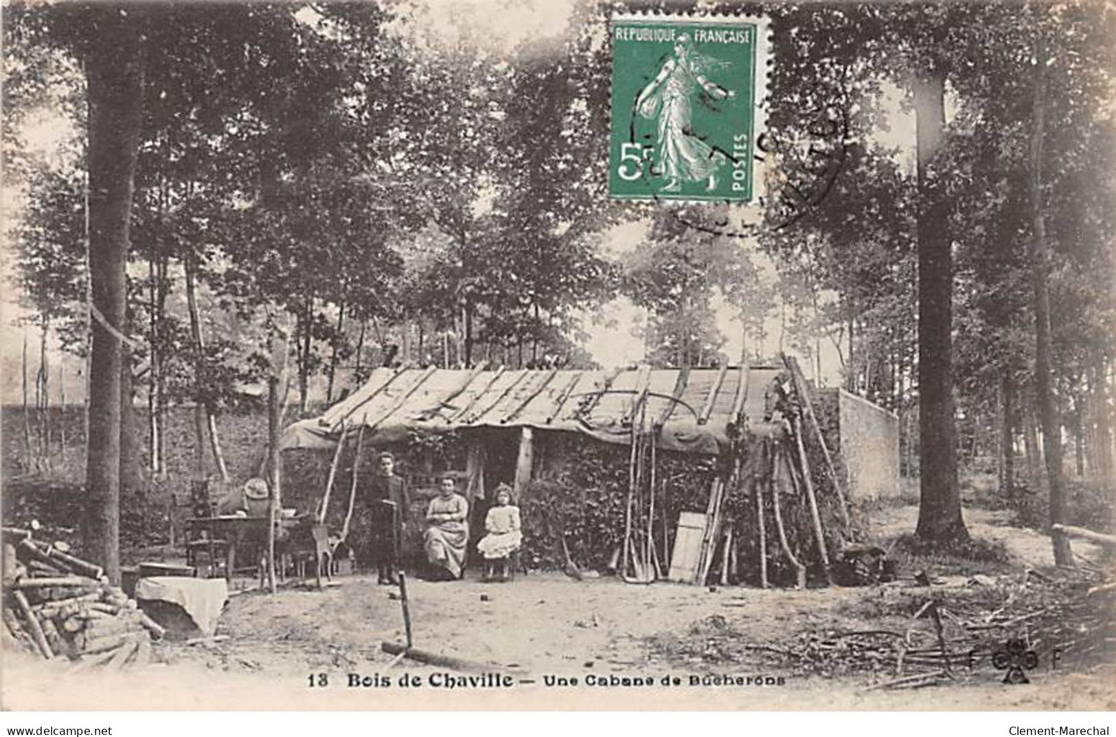 Bois De CHAVILLE - Une Cabane De Bûcherons - Très Bon état - Chaville