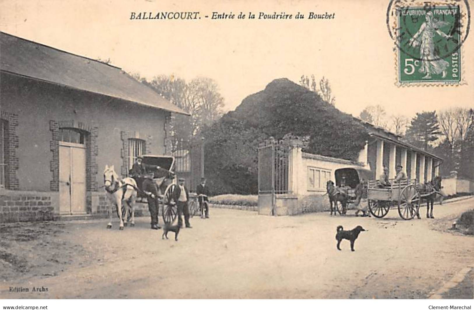 BALLANCOURT - Entrée De La Poudrerie Du Bouchet - Très Bon état - Ballancourt Sur Essonne