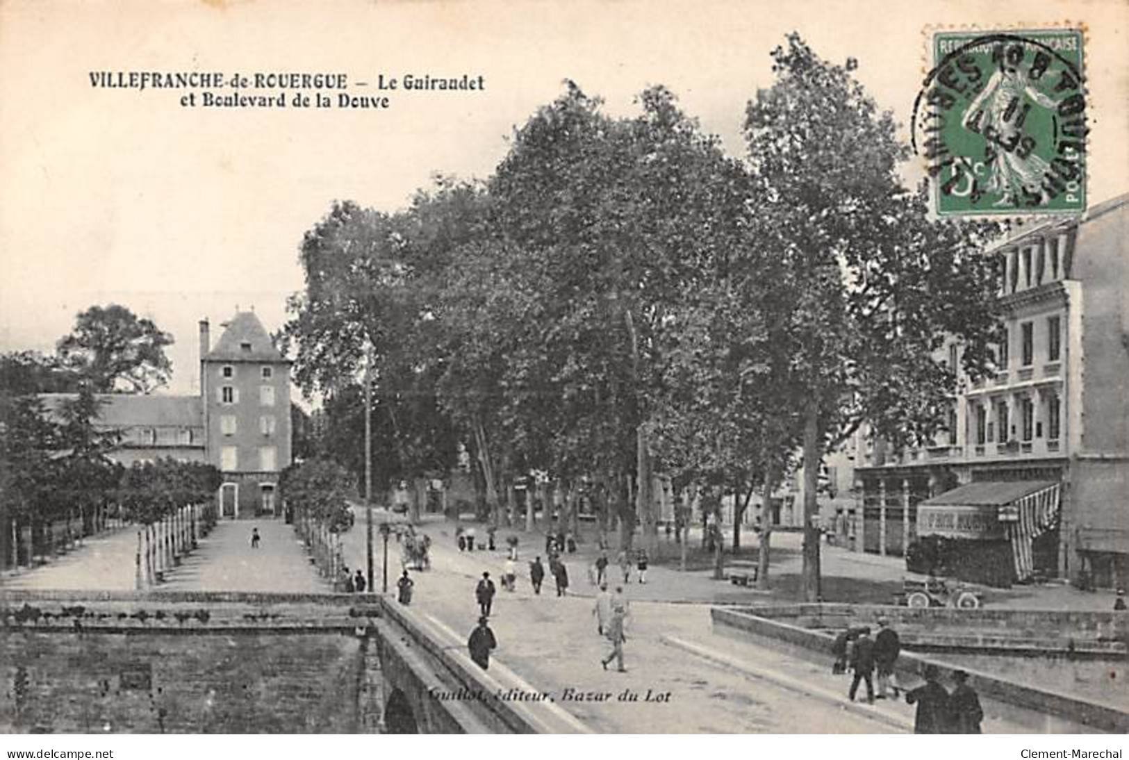VILLEFRANCHE DE ROUERGUE - Le Guiraudet Et Boulevard De La Douve - Très Bon état - Villefranche De Rouergue