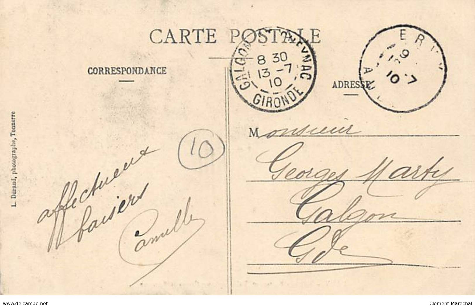 ERVY - Mairie - Postes Et Télégraphes - Caisse D'Epargne - Très Bon état - Ervy-le-Chatel