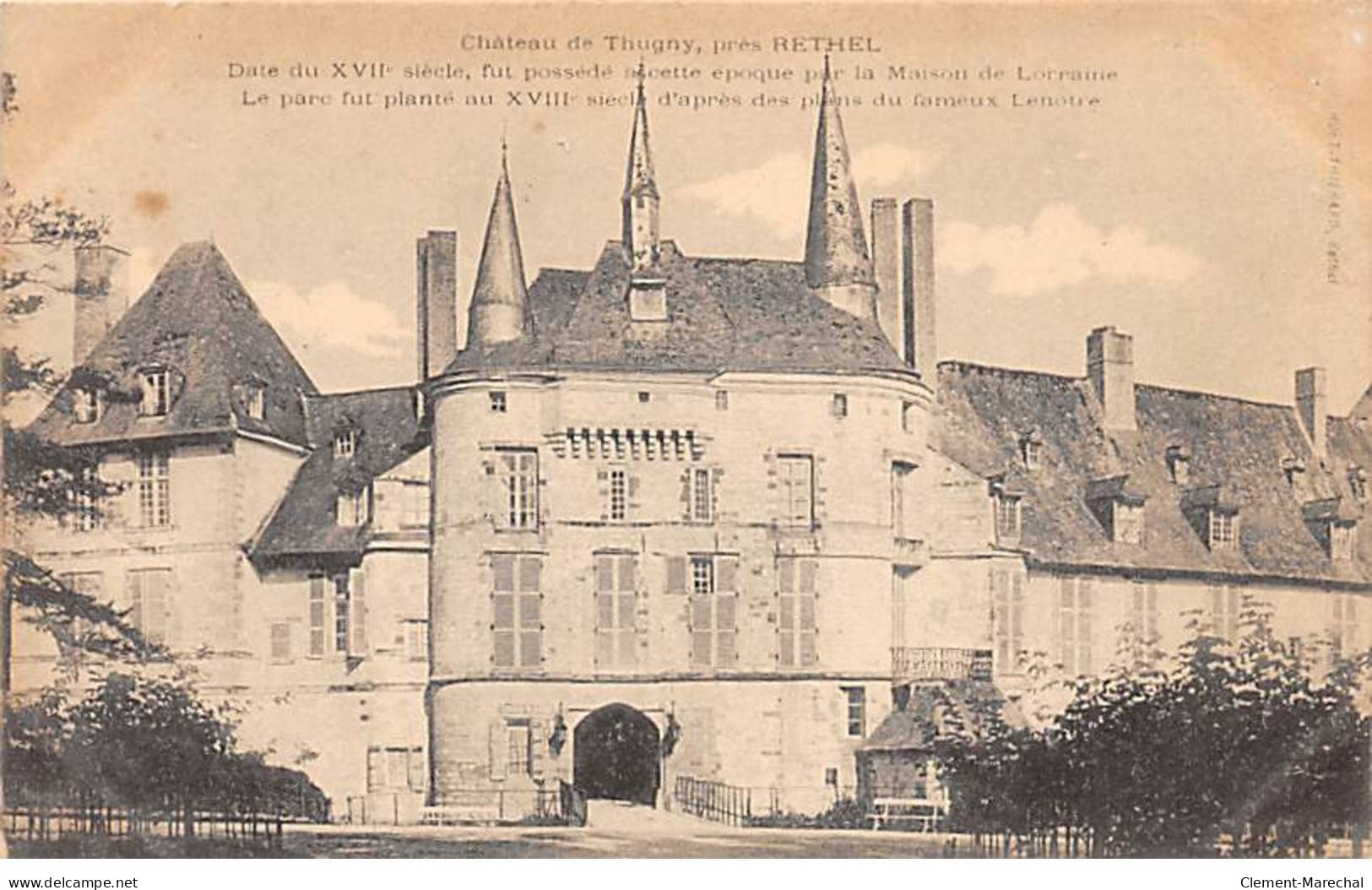Château De Thugny Près RETHEL - état - Rethel