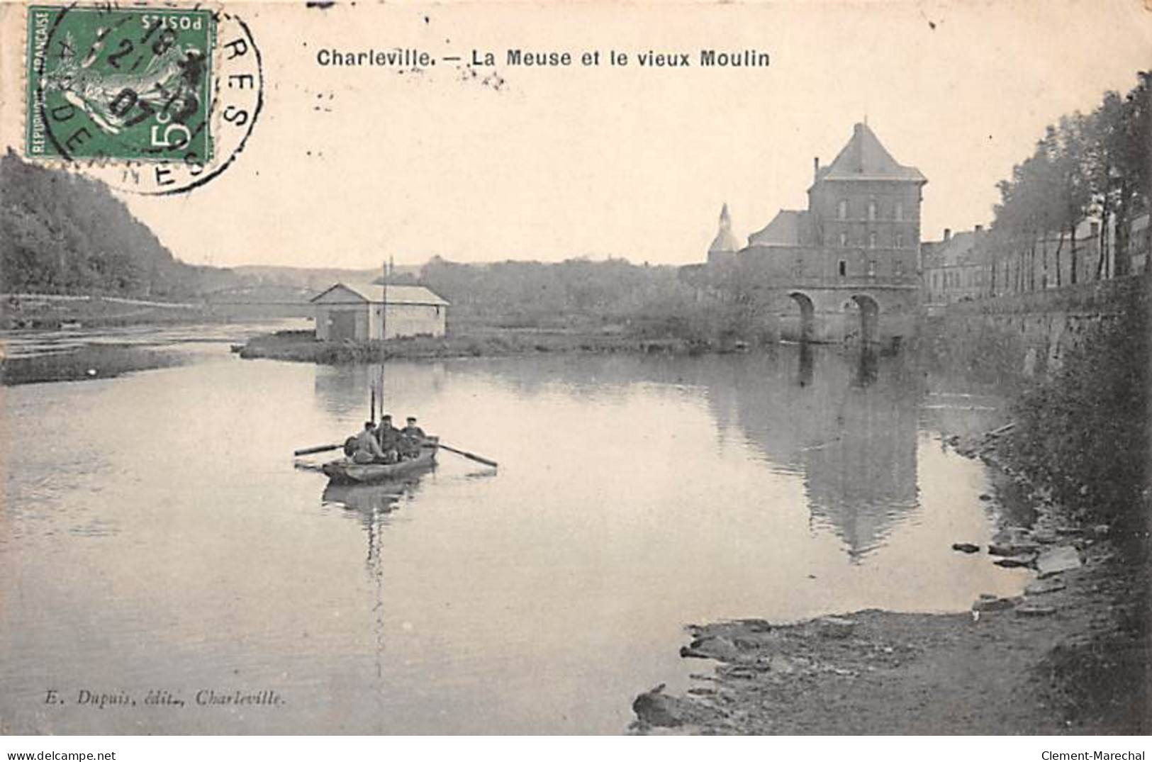 CHARLEVILLE - La Meuse Et Le Vieux Moulin - état - Charleville