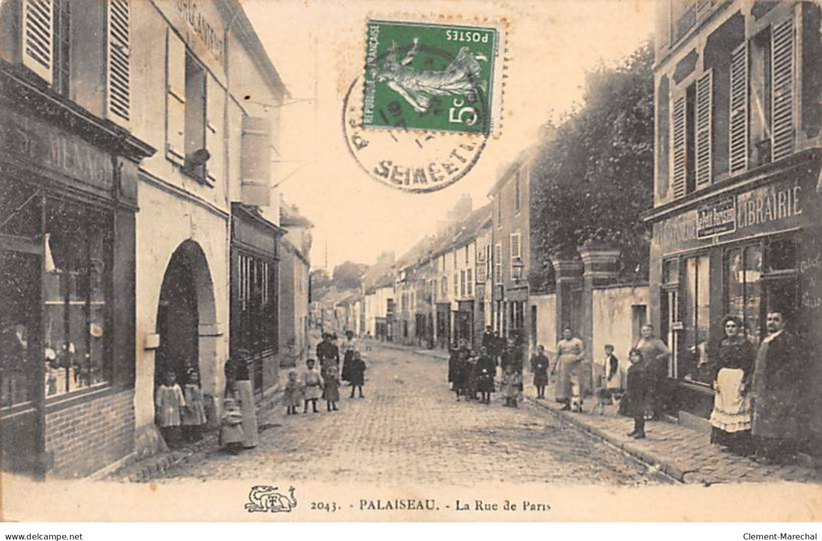 PALAISEAU - La Rue De Paris - état - Palaiseau