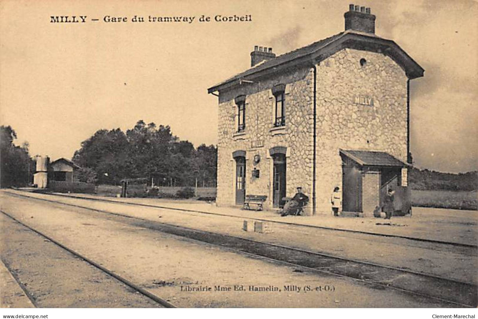 MILLY - Gare Du Tramway De Corbeil - Très Bon état - Milly La Foret