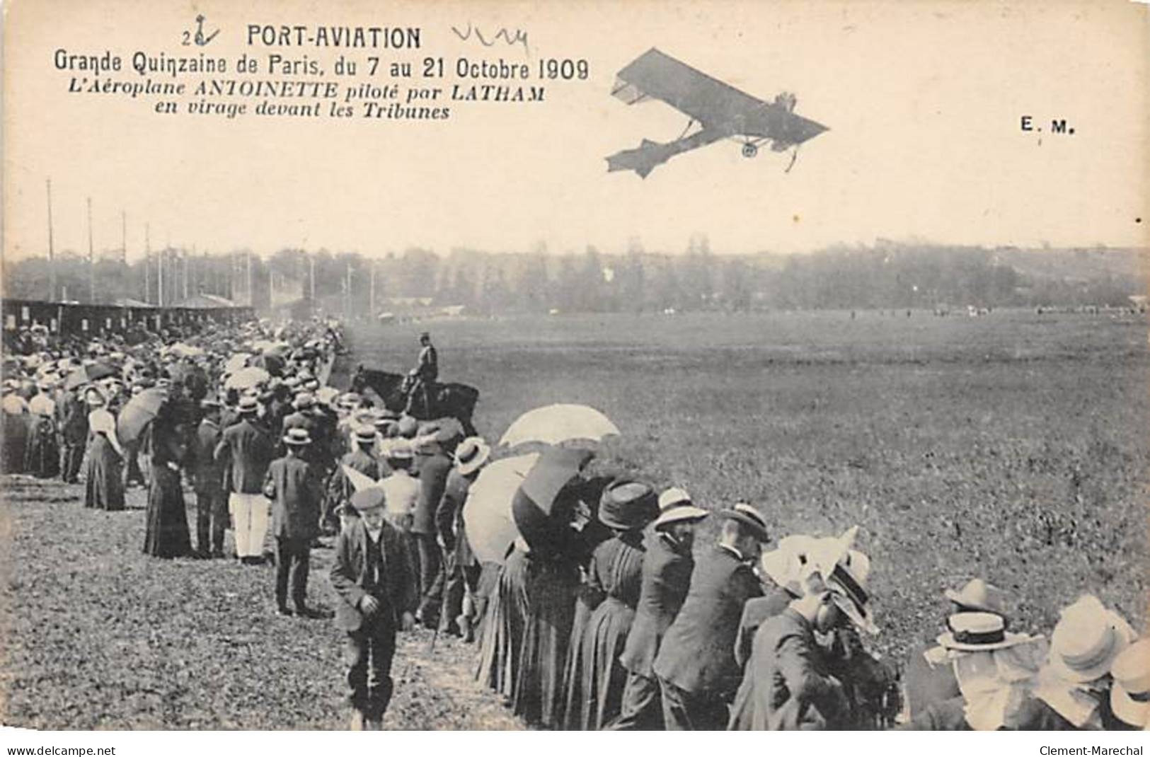 VIRY CHATILLON - PORT AVIATION - Grande Quinzaine De Paris 1909 - L'Aéroplane ANTOINETTE - Très Bon état - Viry-Châtillon