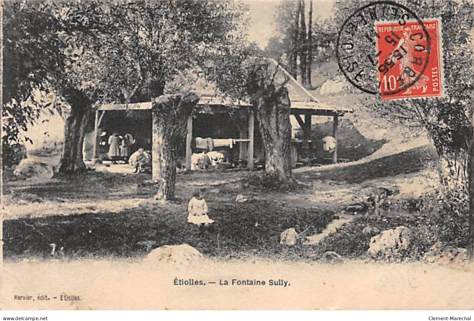 ETIOLLES - La Fontaine Sully - état - Sonstige & Ohne Zuordnung