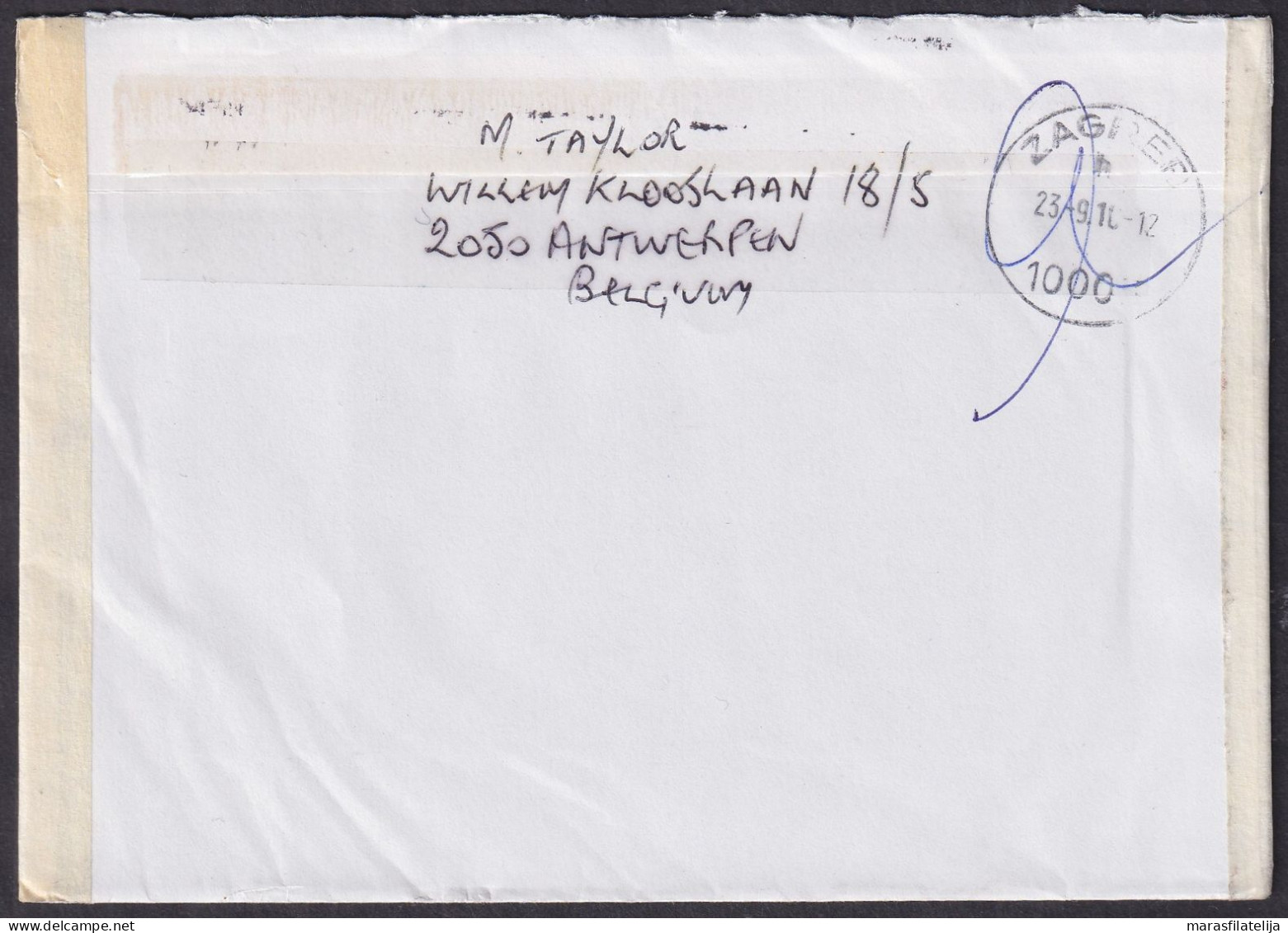 Belgium 2010, Damaged Letter - Repackaged And Noted "Shipment Received In This Condition" - Otros & Sin Clasificación