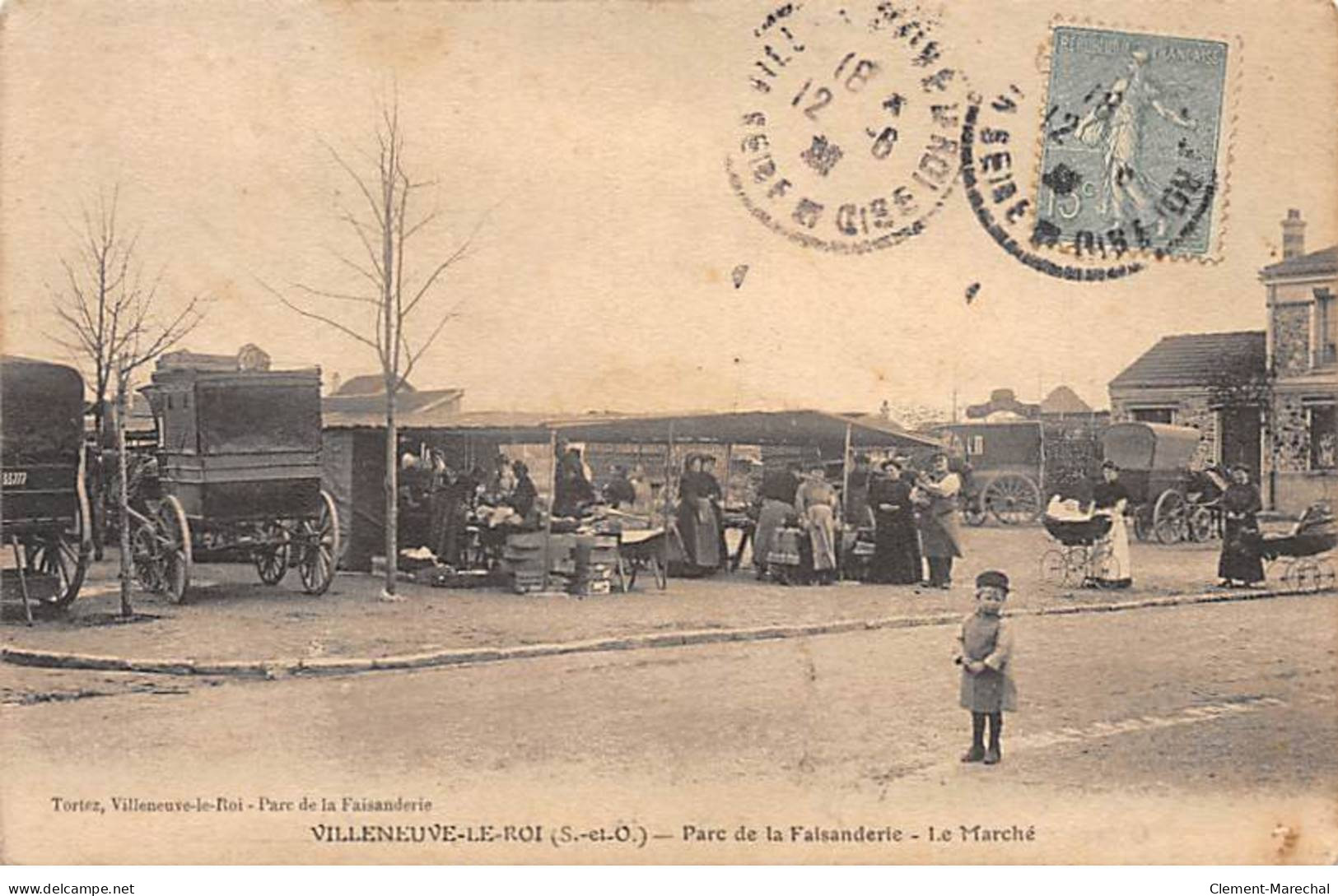 VILLENEUVE LE ROI - Parc De La Faisanderie - Le Marché - état - Villeneuve Le Roi