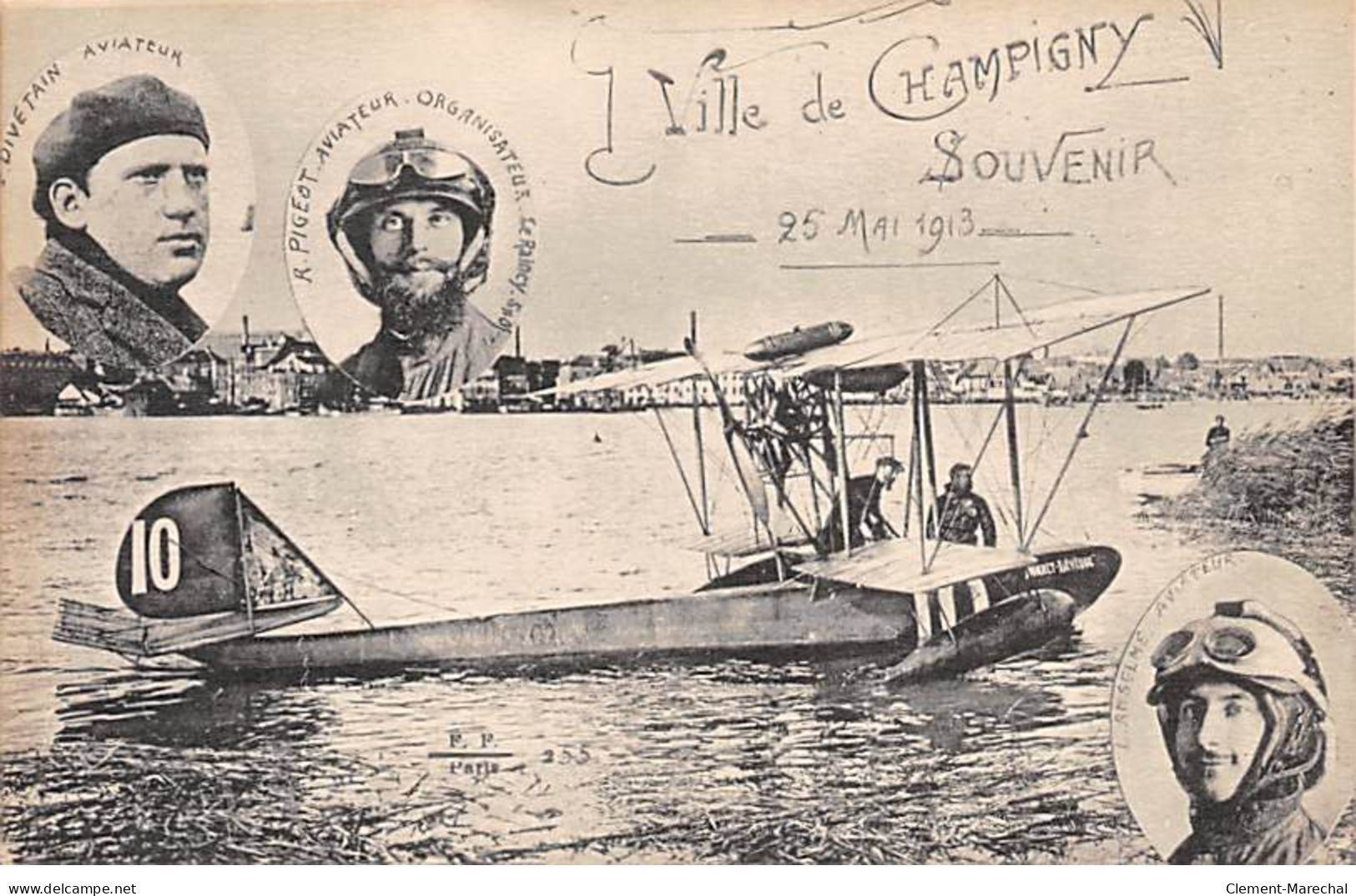 Ville De CHAMPIGNY - Souvenir - 25 Mai 1913 - Très Bon état - Champigny Sur Marne