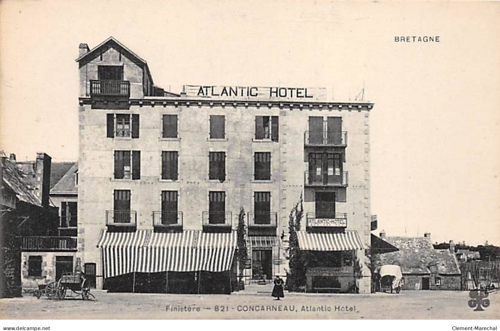 CONCARNEAU - Atlantic Hotel - Très Bon état - Concarneau