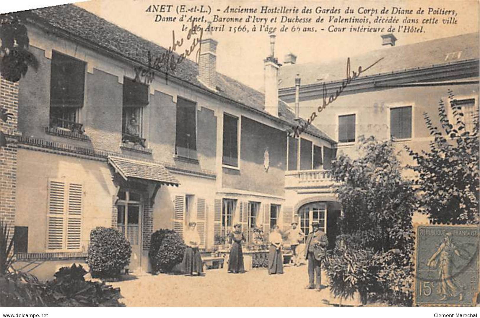 ANET - Ancienne Hostellerie Des Gardes Du Corps De Diane De Poitiers - état - Anet