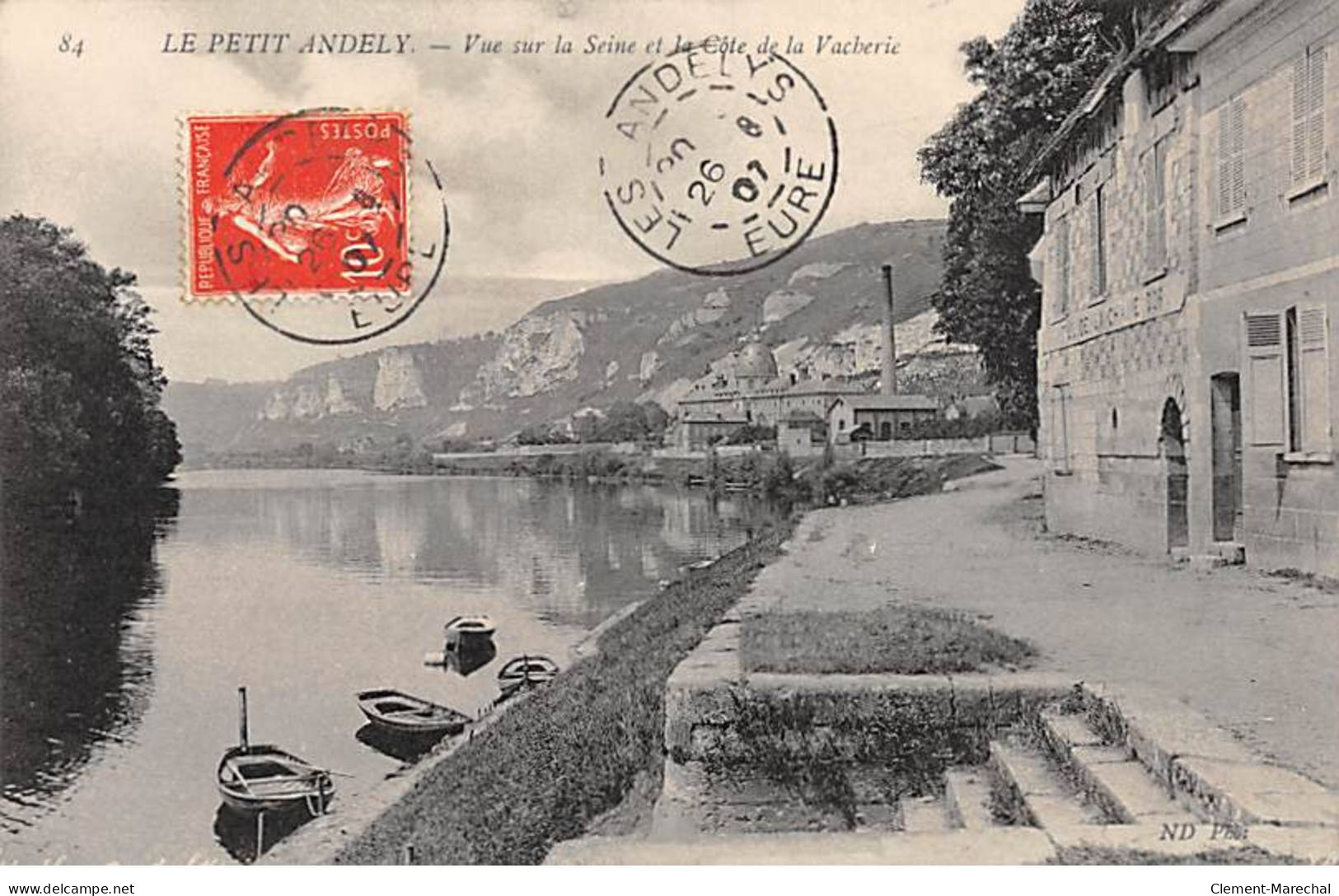 LE PETIT ANDELY - Vue Sur La Seine Et La Côte De La Vacherie - Très Bon état - Les Andelys