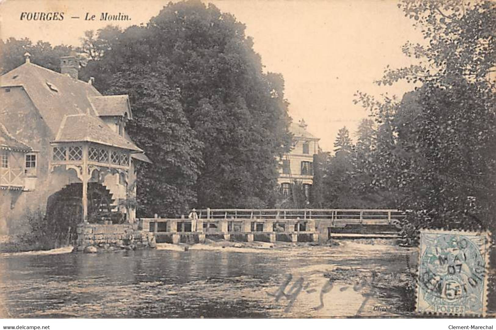 FOURGES - Le Moulin - état - Fourges