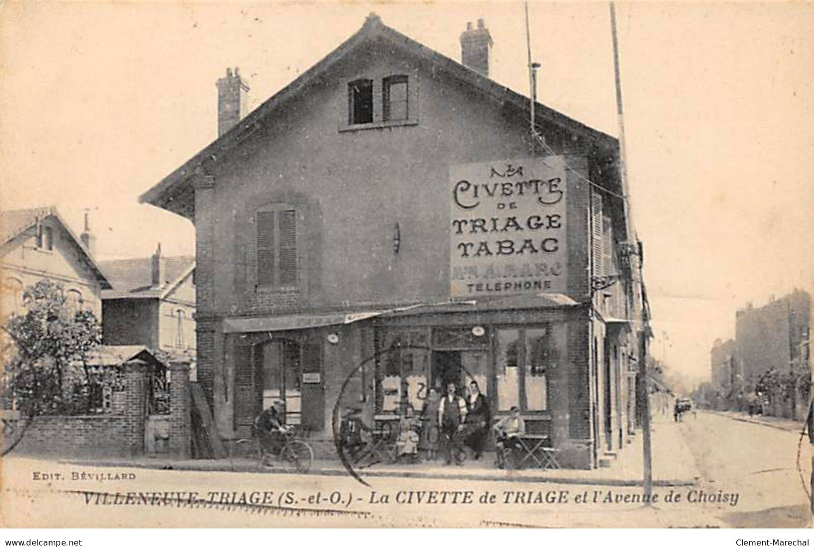 VILLENEUVE TRIAGE - La CIVETTE De TRIAGE Et L'Avenue De Choisy - état - Otros & Sin Clasificación