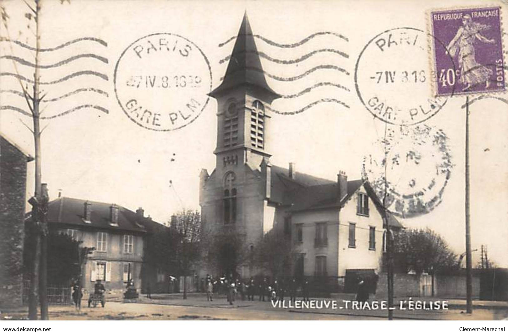 VILLENEUVE TRIAGE - L'Eglise - Très Bon état - Otros & Sin Clasificación