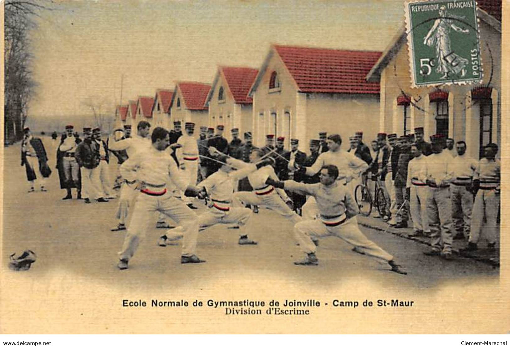Ecole Normale De Gymnastique De JOINVILLE - Camp De SAINT MAUR - Division D'Escrime - Très Bon état - Saint Maur Des Fosses