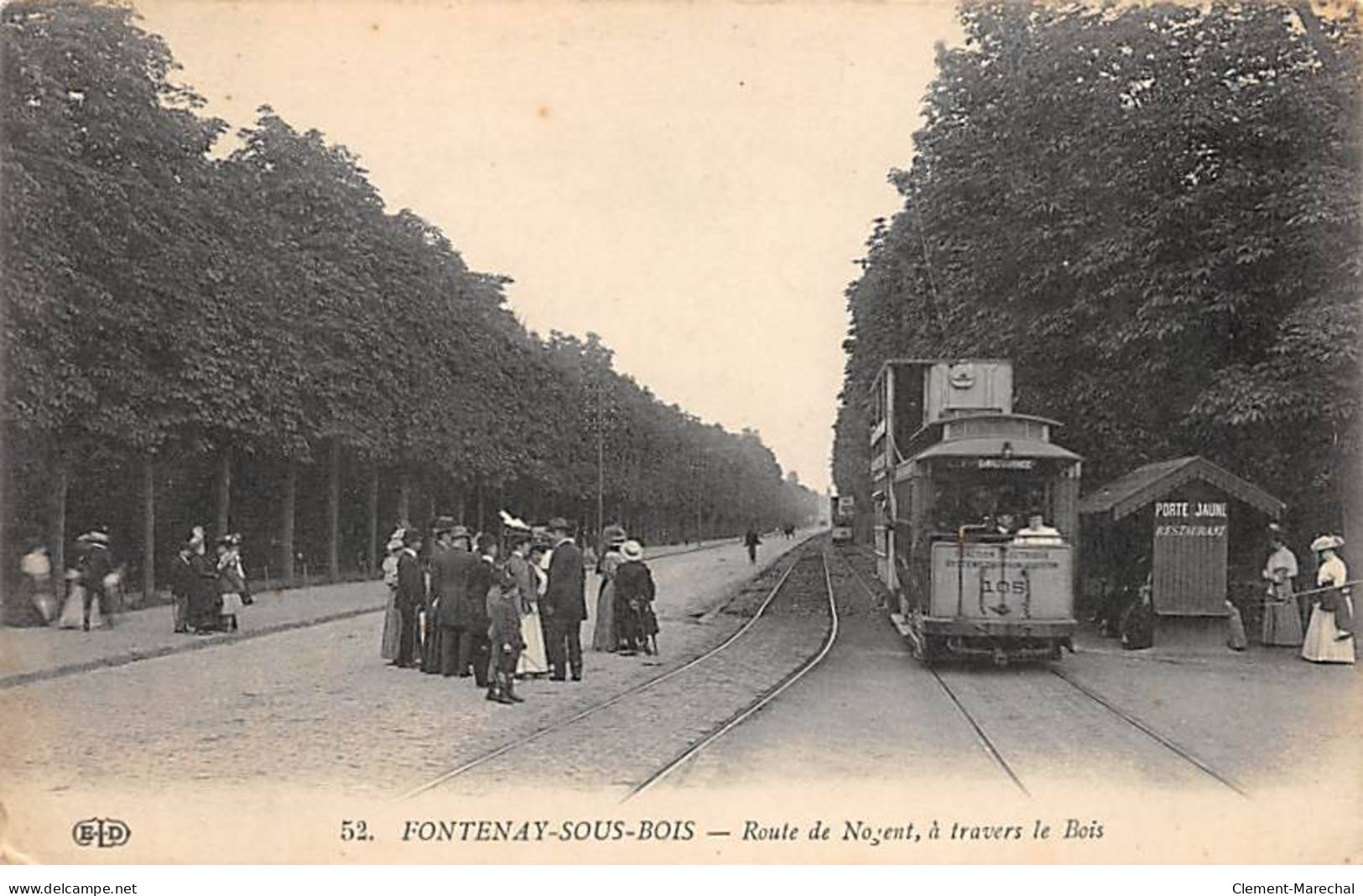 FONTENAY SOUS BOIS - Route De Nogent, à Travers Le Bois - Très Bon état - Fontenay Sous Bois