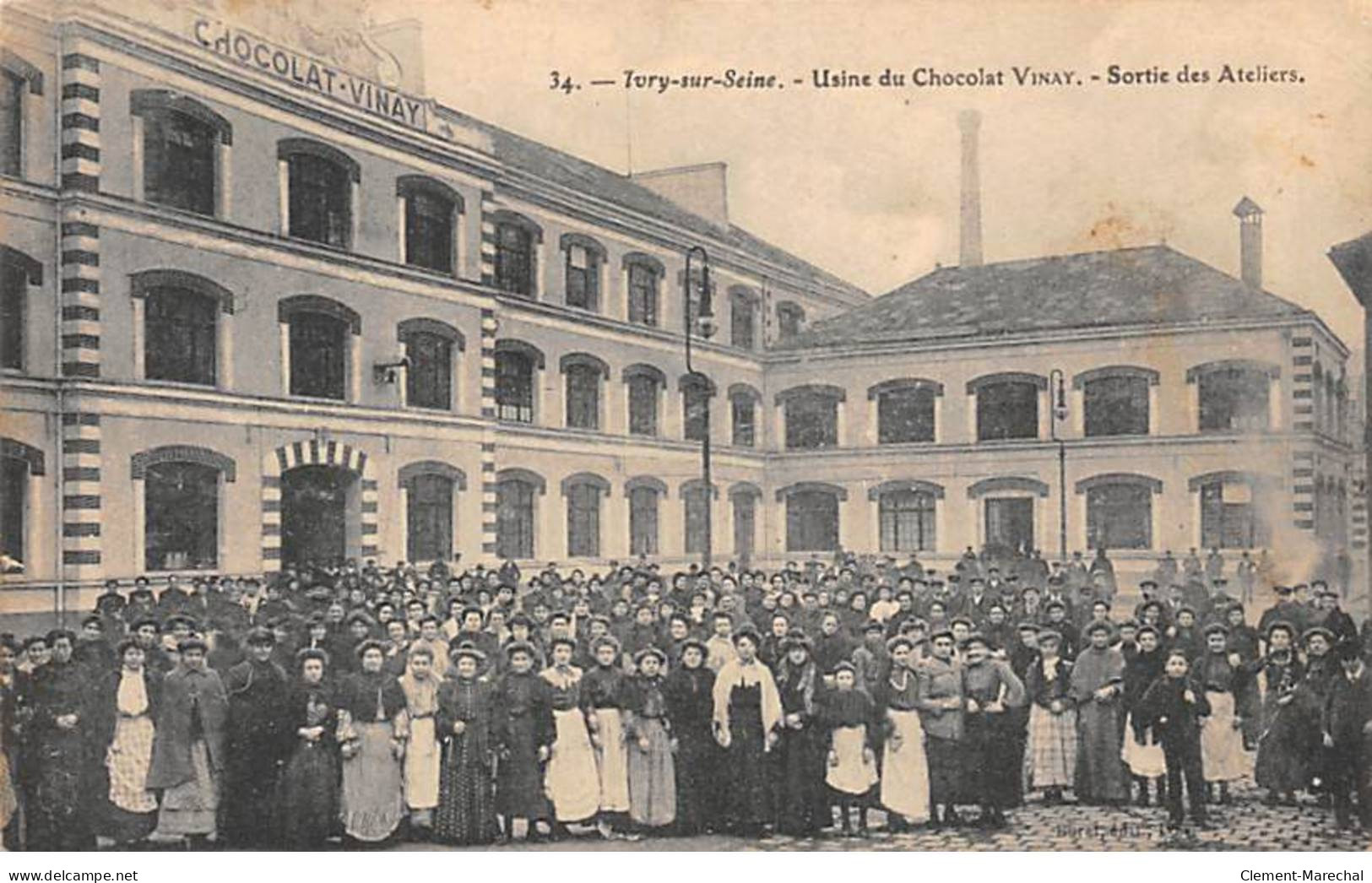 IVRY SUR SEINE - Usine Du Chocolat Vinay - Sortie Des Ateliers - Très Bon état - Ivry Sur Seine