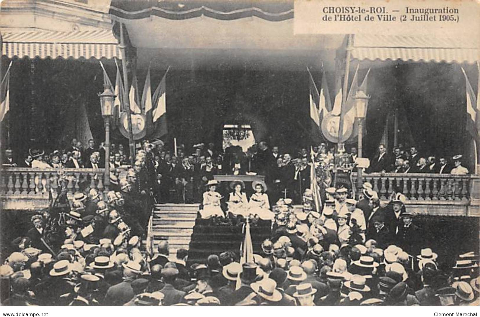 CHOISY LE ROI - Inauguration De L'Hôtel De Ville - 2 Juillet 1905 - Très Bon état - Choisy Le Roi