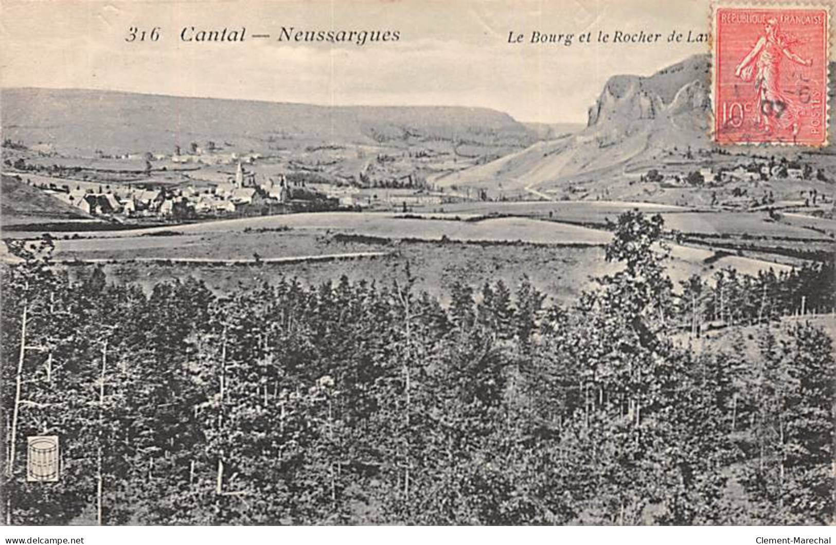 NEUSSARGUES - Le Bourg Et Le Rocher - Très Bon état - Andere & Zonder Classificatie