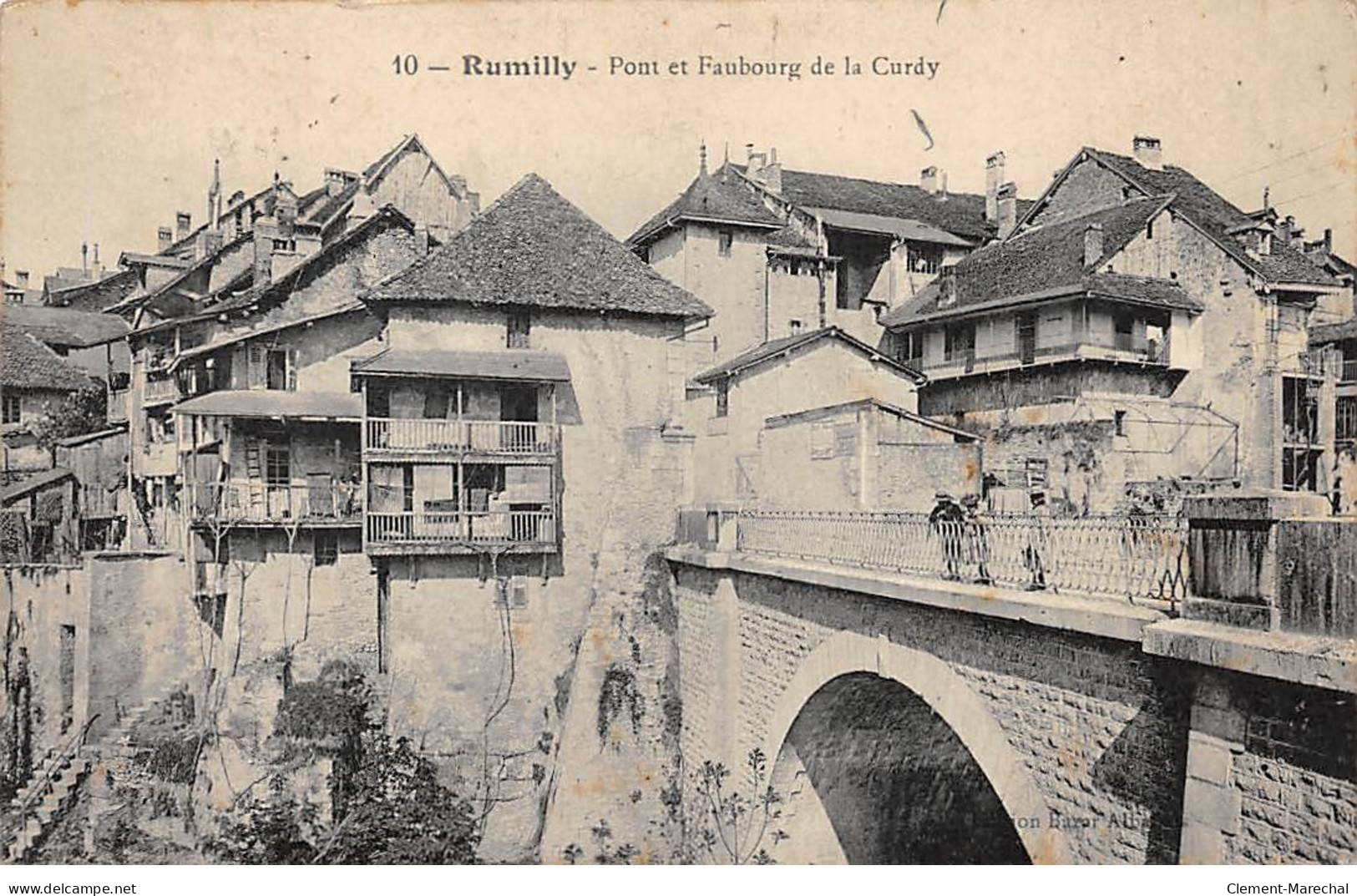 RUMILLY - Pont Et Faubourg De La Curdy - Très Bon état - Rumilly