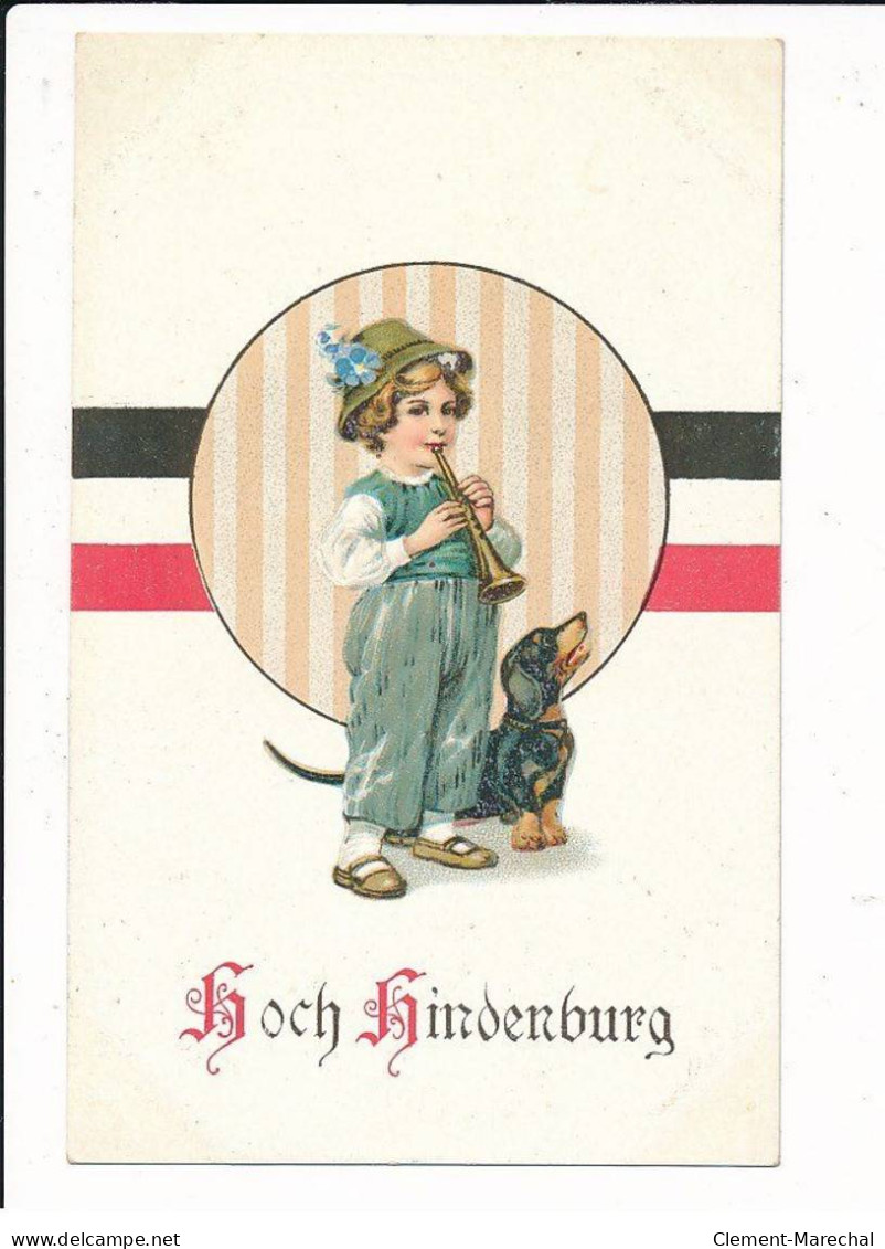 MILITAIRE: Ww1 - Hoch Hinderburg - Très Bon état - Guerre 1914-18