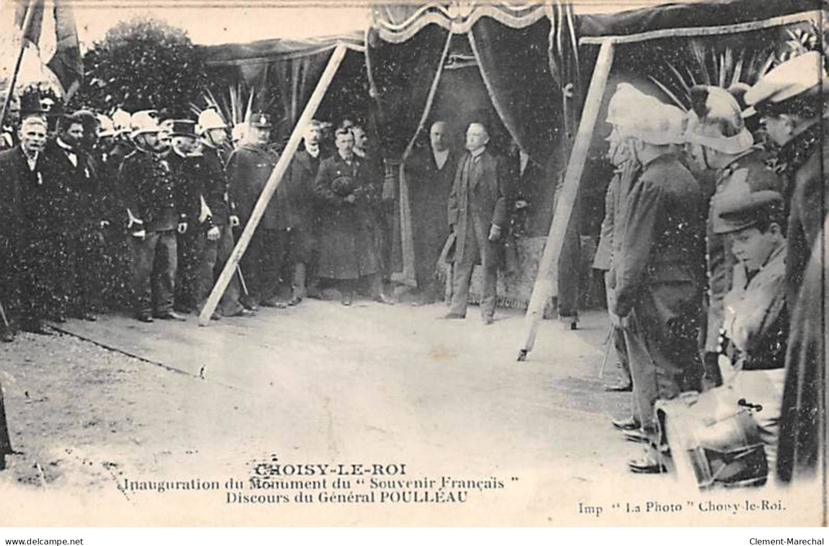 CHOISY LE ROI - Inauguration Du Monument Du " Souvenir Français " - Discours Du Général POULLEAU - Très Bon état - Choisy Le Roi