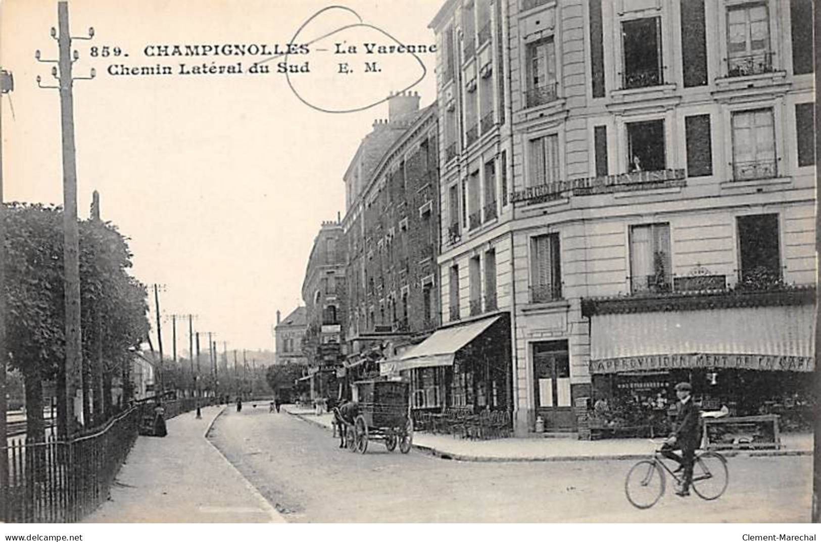 CHAMPIGNOLLES - La Varenne - Chemin Latéral Du Sud - Très Bon état - Sonstige & Ohne Zuordnung