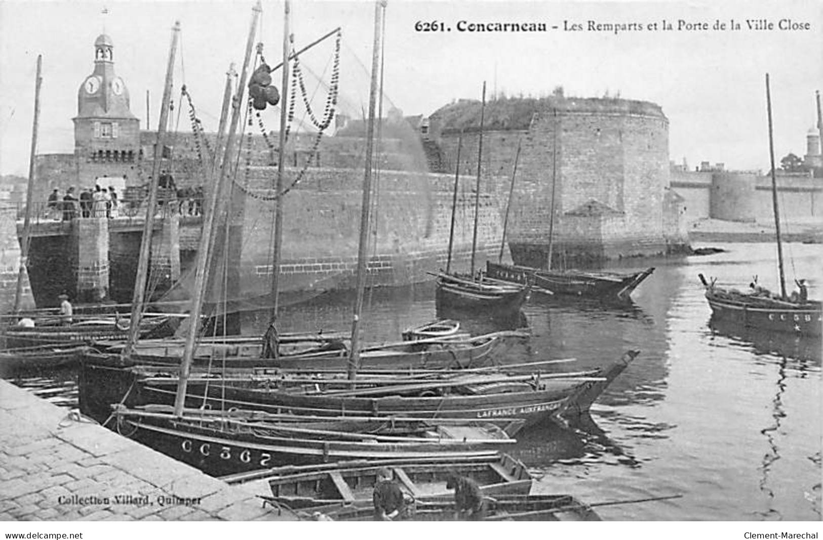 CONCARNEAU - Les Remparts Et La Porte De La Ville Close - Très Bon état - Concarneau