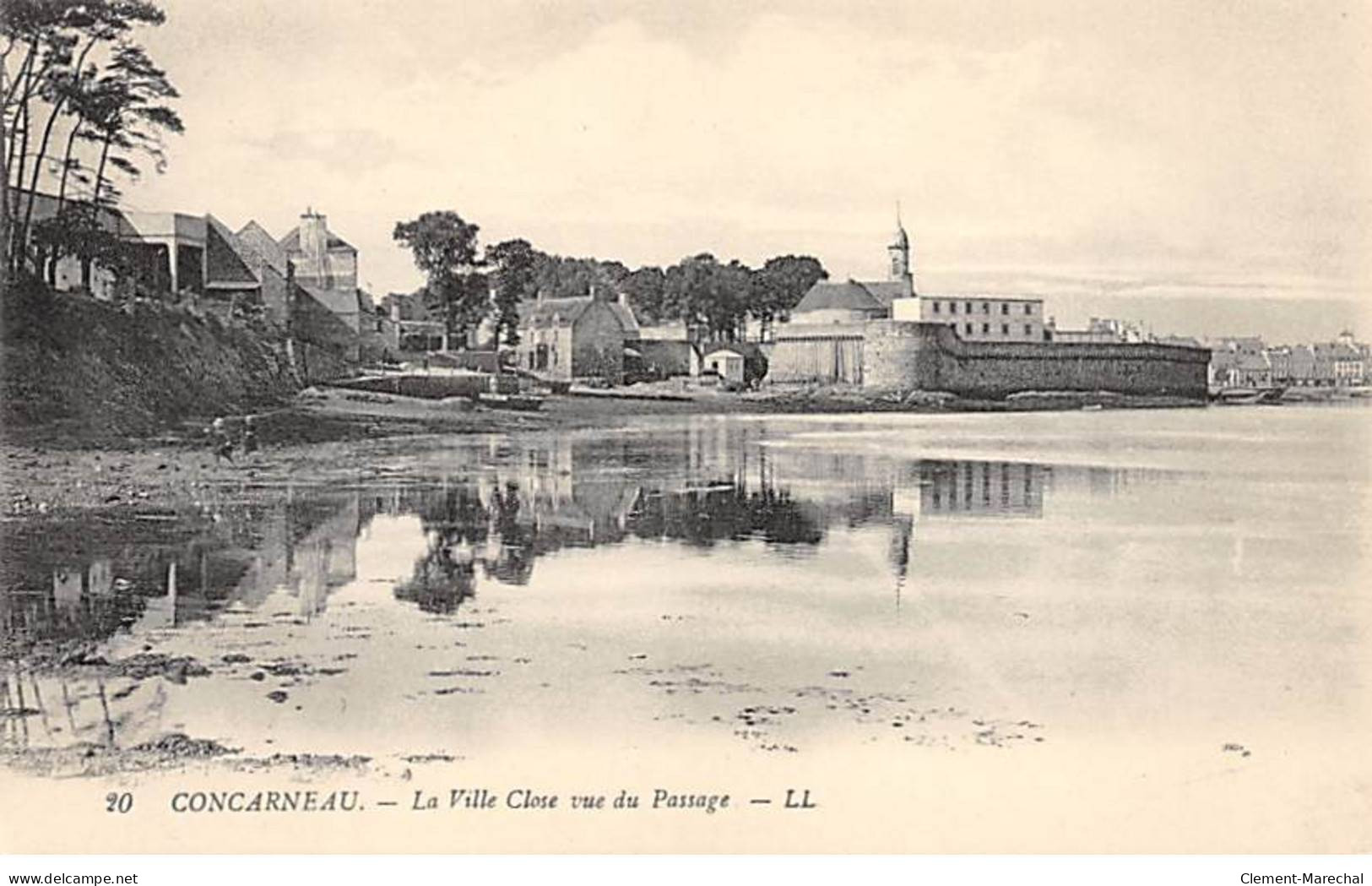 CONCARNEAU - La Ville Close Vue Du Passage - Très Bon état - Concarneau