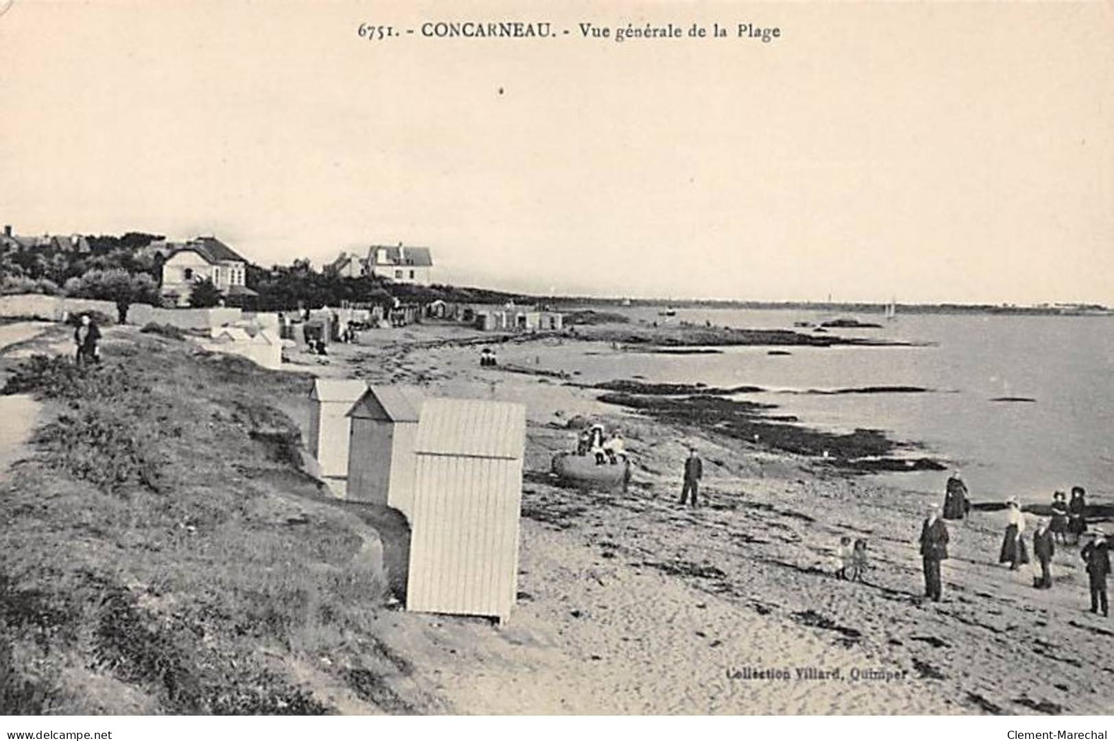 CONCARNEAU - Vue Générale De La Plage - Très Bon état - Concarneau