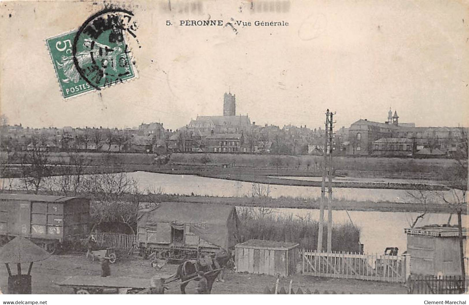 PERONNE - Vue Générale - Très Bon état - Peronne