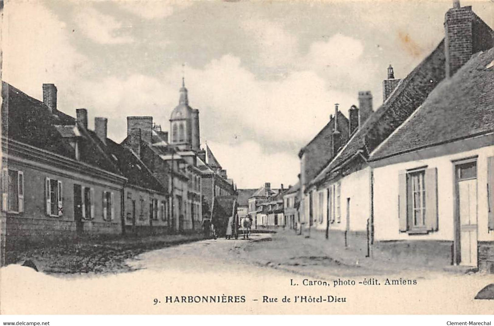 HARBONNIERES - Rue De L'Hôtel Dieu - Très Bon état - Other & Unclassified