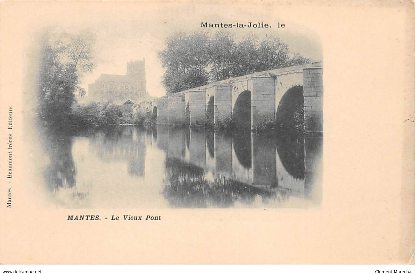 MANTES LA JOLIE - Le Vieux Pont - Très Bon état - Mantes La Jolie