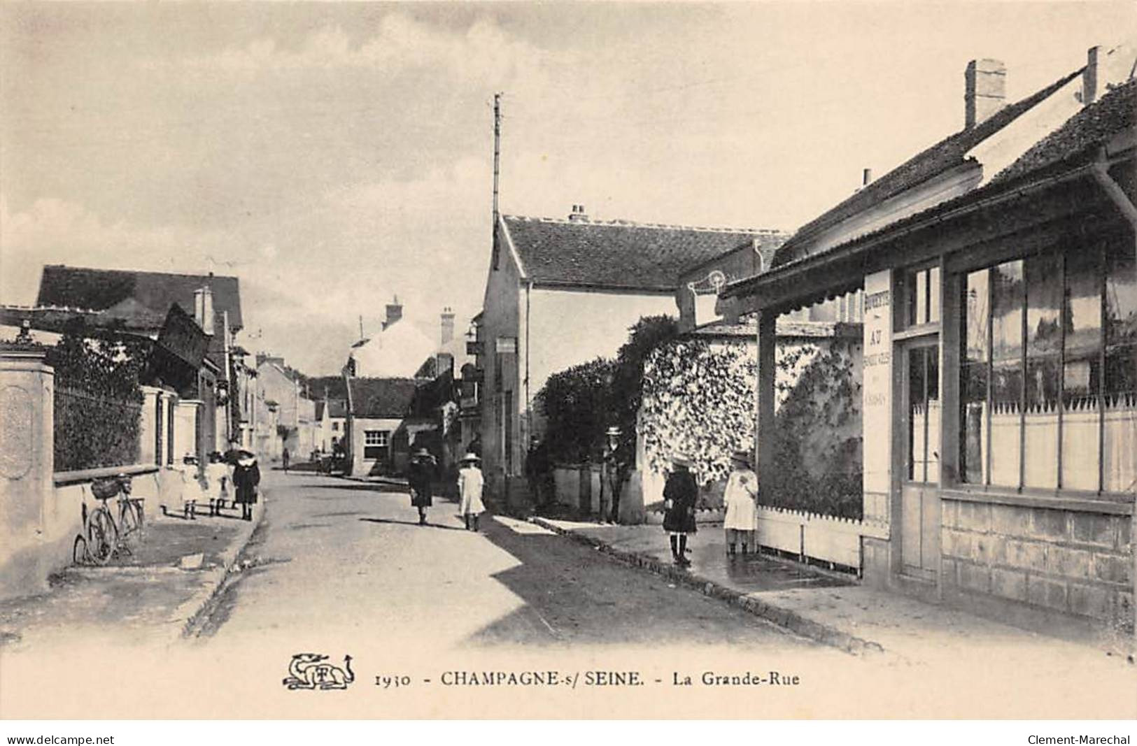 CHAMPAGNE SUR SEINE - La Grande Rue - Très Bon état - Champagne Sur Seine