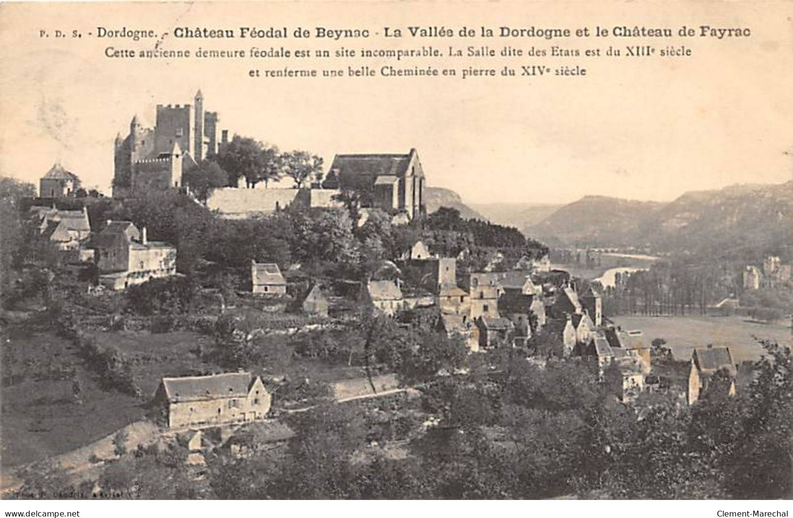 Château Féodal De BEYNAC - La Vallée De La Dordogne Et Le Château De Fayrac - Très Bon état - Autres & Non Classés