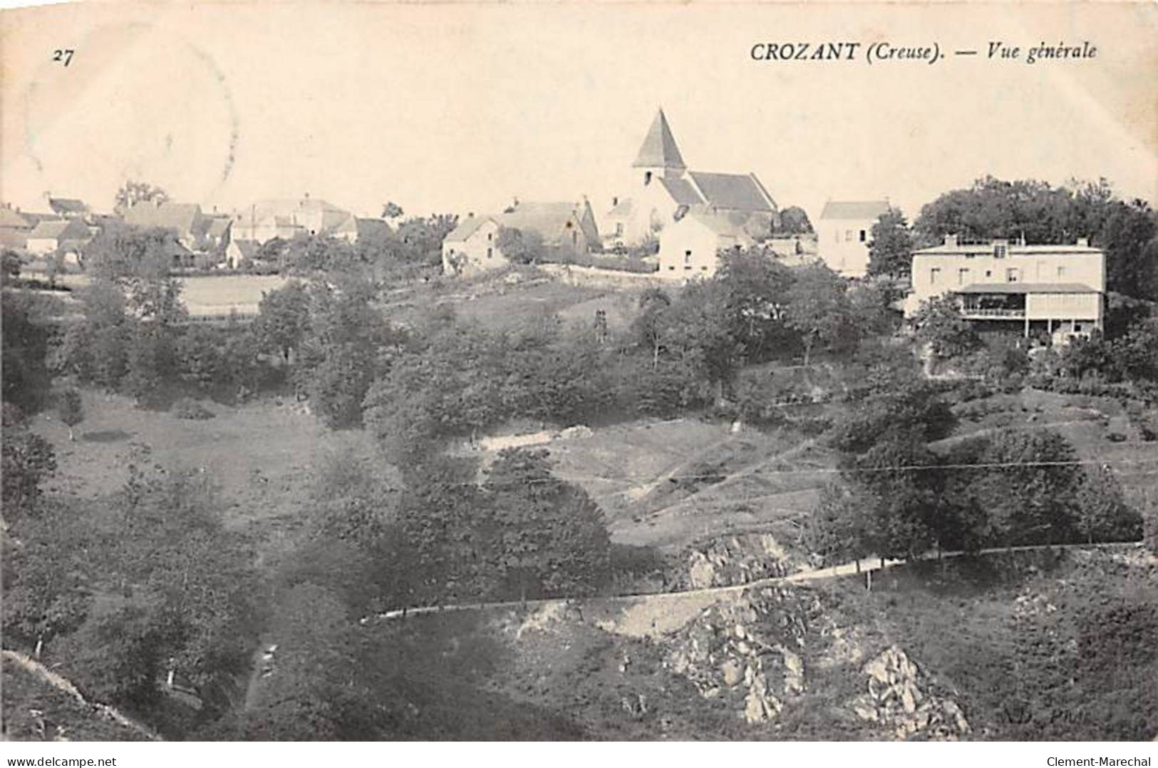 CROZANT - Vue Générale - Très Bon état - Crozant