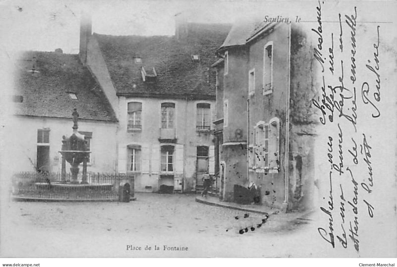 SAULIEU - Place De La Fontaine - Très Bon état - Saulieu