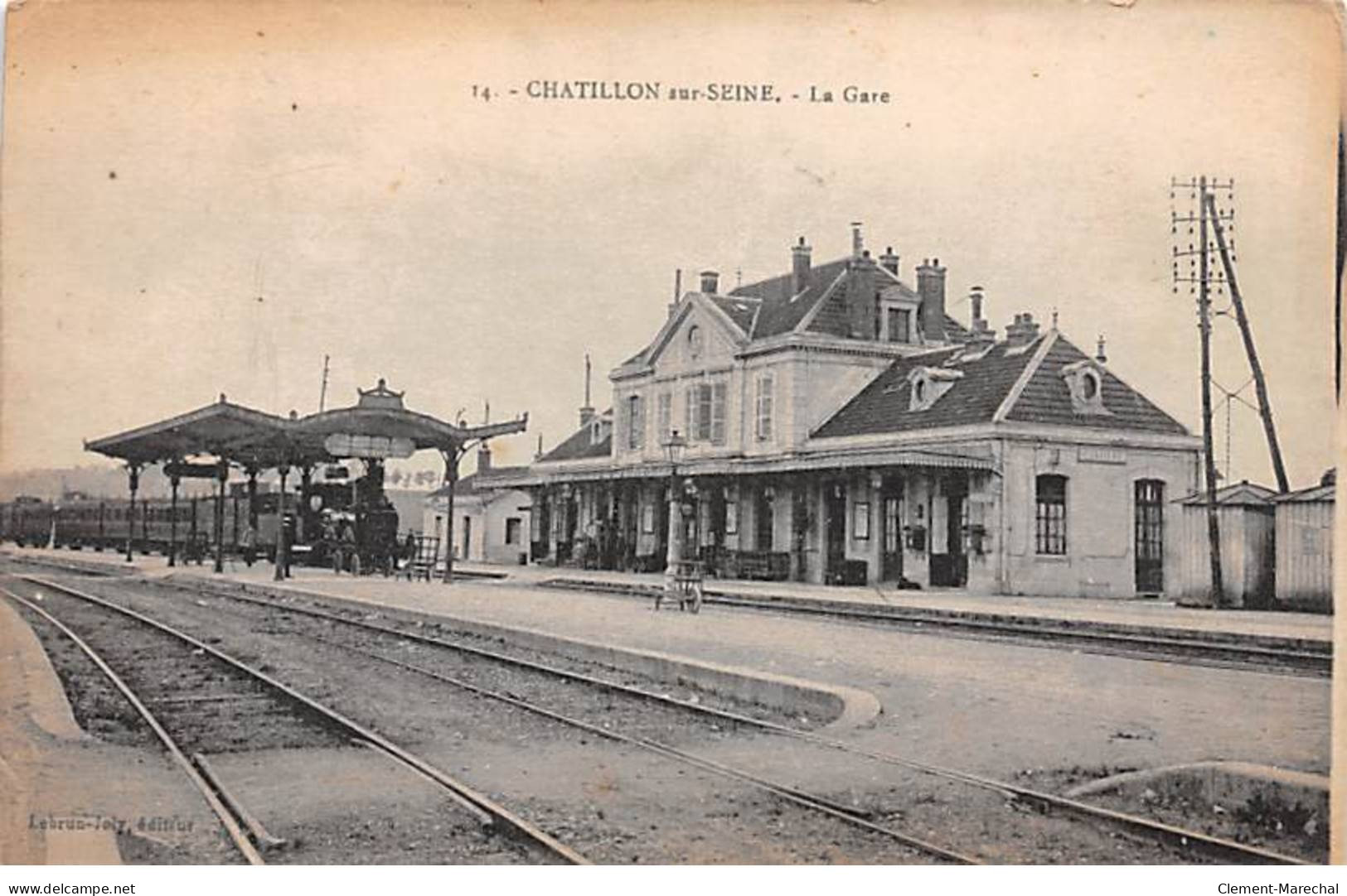 CHATILLON SUR SEINE - La Gare - Très Bon état - Chatillon Sur Seine