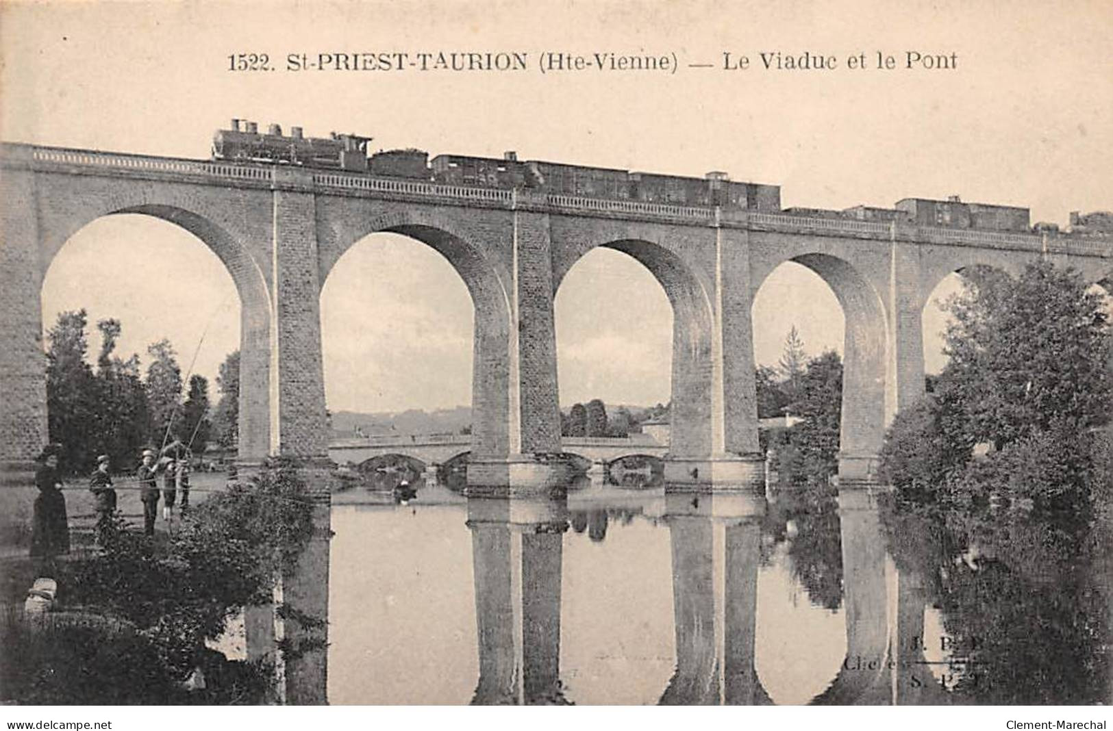 SAINT PRIEST TAURION - Le Viaduc Et Le Pont - Très Bon état - Saint Priest Taurion