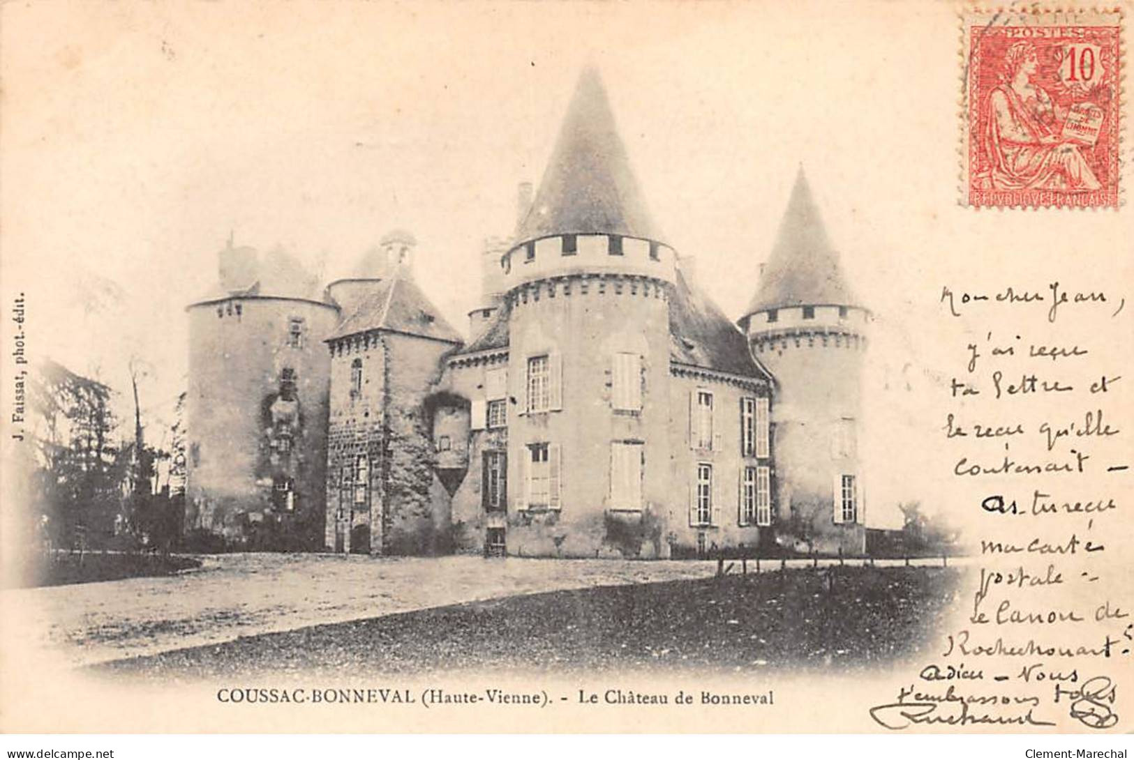 COUSSAC BONNEVAL - Le Château De Bonneval - Très Bon état - Altri & Non Classificati