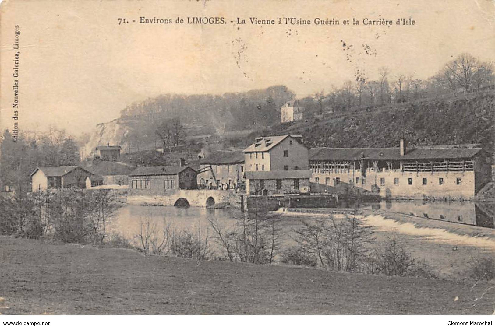 La Vienne à L'Usine Guérin Et La Carrière D'Isle - état - Other & Unclassified