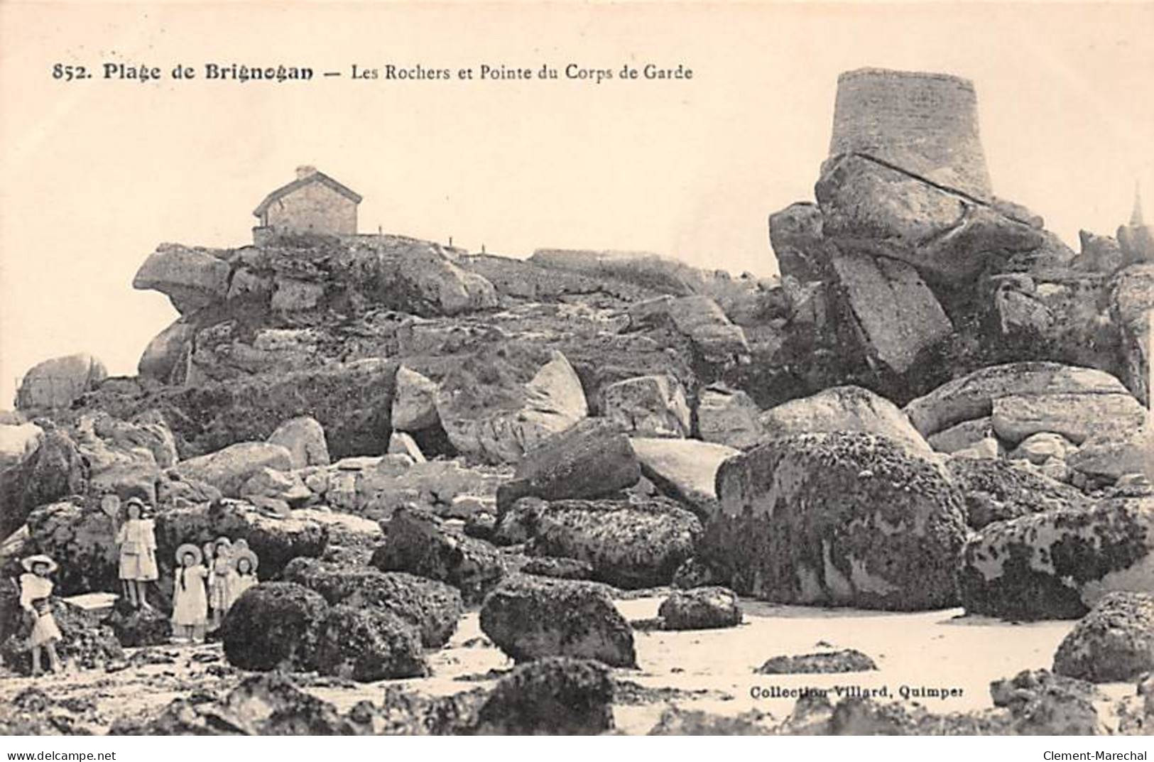 Plage De BRIGNOGAN - Les Rochers Et Pointe Du Corps De Garde - Très Bon état - Brignogan-Plage