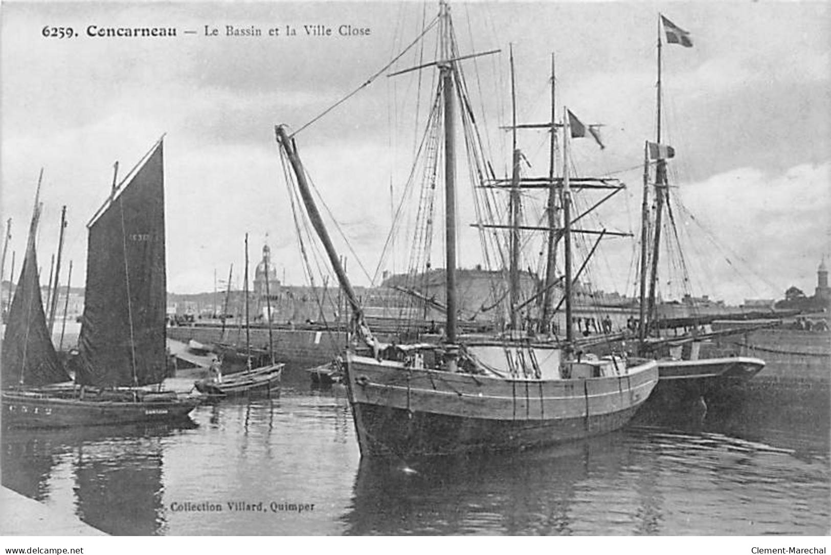 CONCARNEAU - Le Bassin Et La Ville Close - Très Bon état - Concarneau