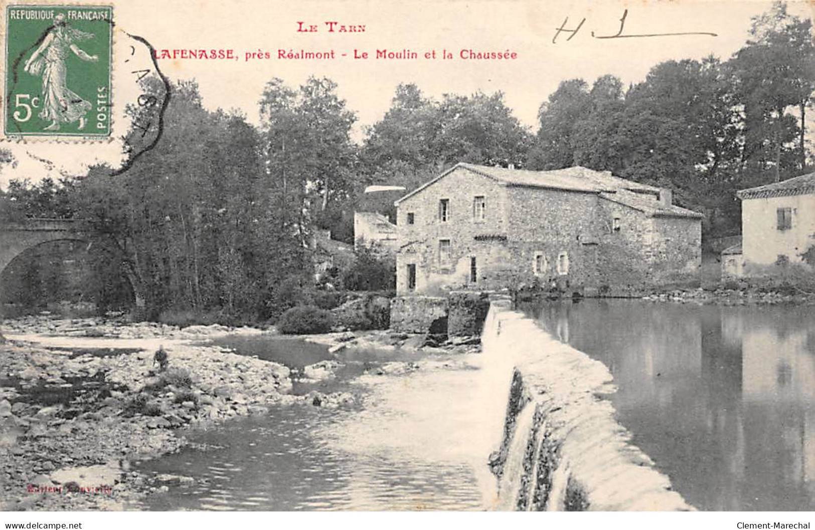 LAFENASSE Près Réalmont - Le Moulin Et La Chaussée - Très Bon état - Andere & Zonder Classificatie