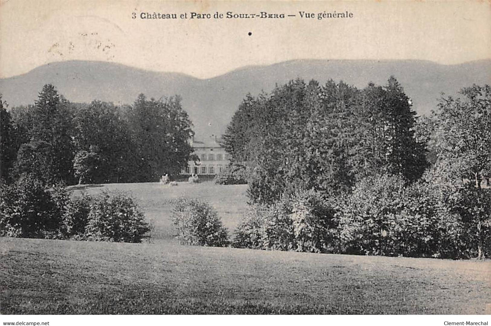 Château Et Parc De SOULT BERG - Vue Générale - Très Bon état - Andere & Zonder Classificatie