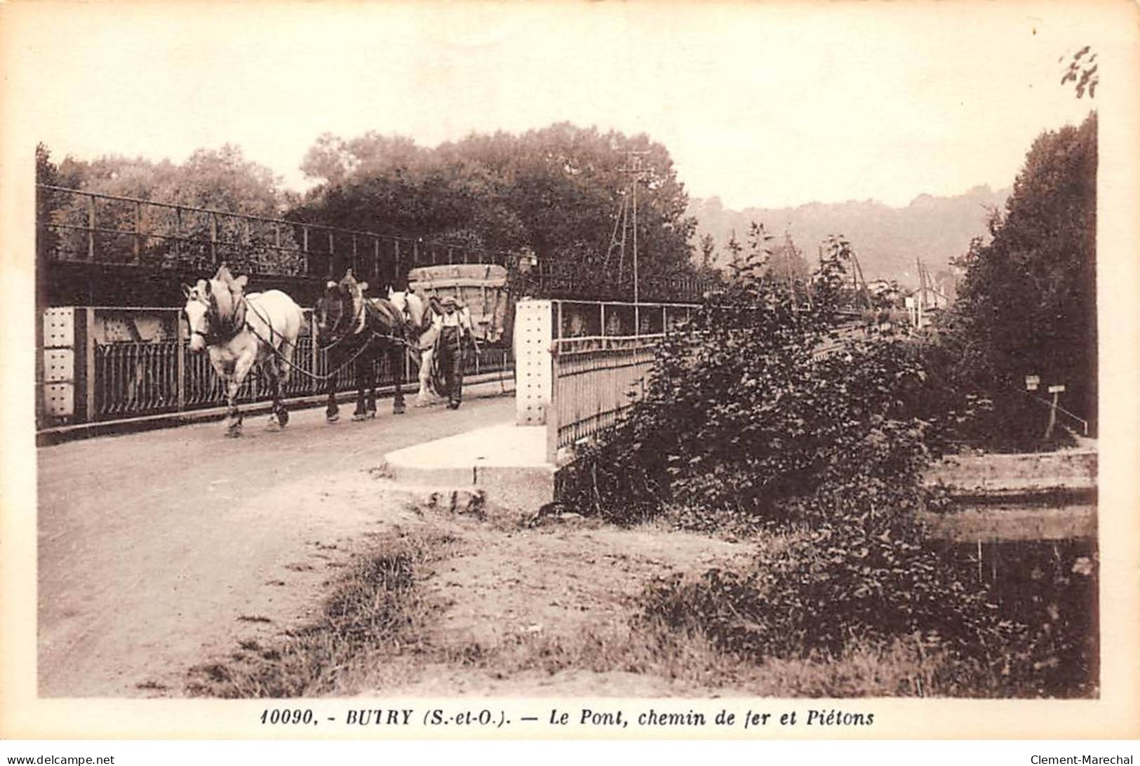 BUTRY - Le Pont - Chemin De Fer Et Piétons - Très Bon état - Butry