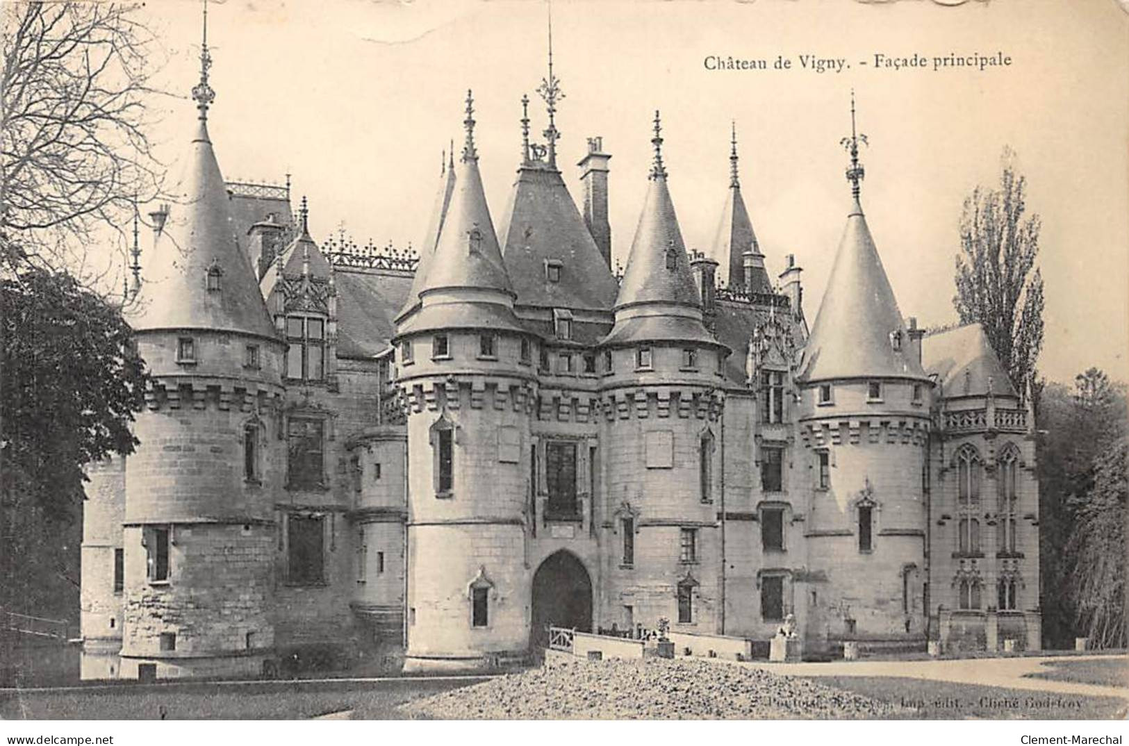 Château De VIGNY - Façade Principale - état - Vigny