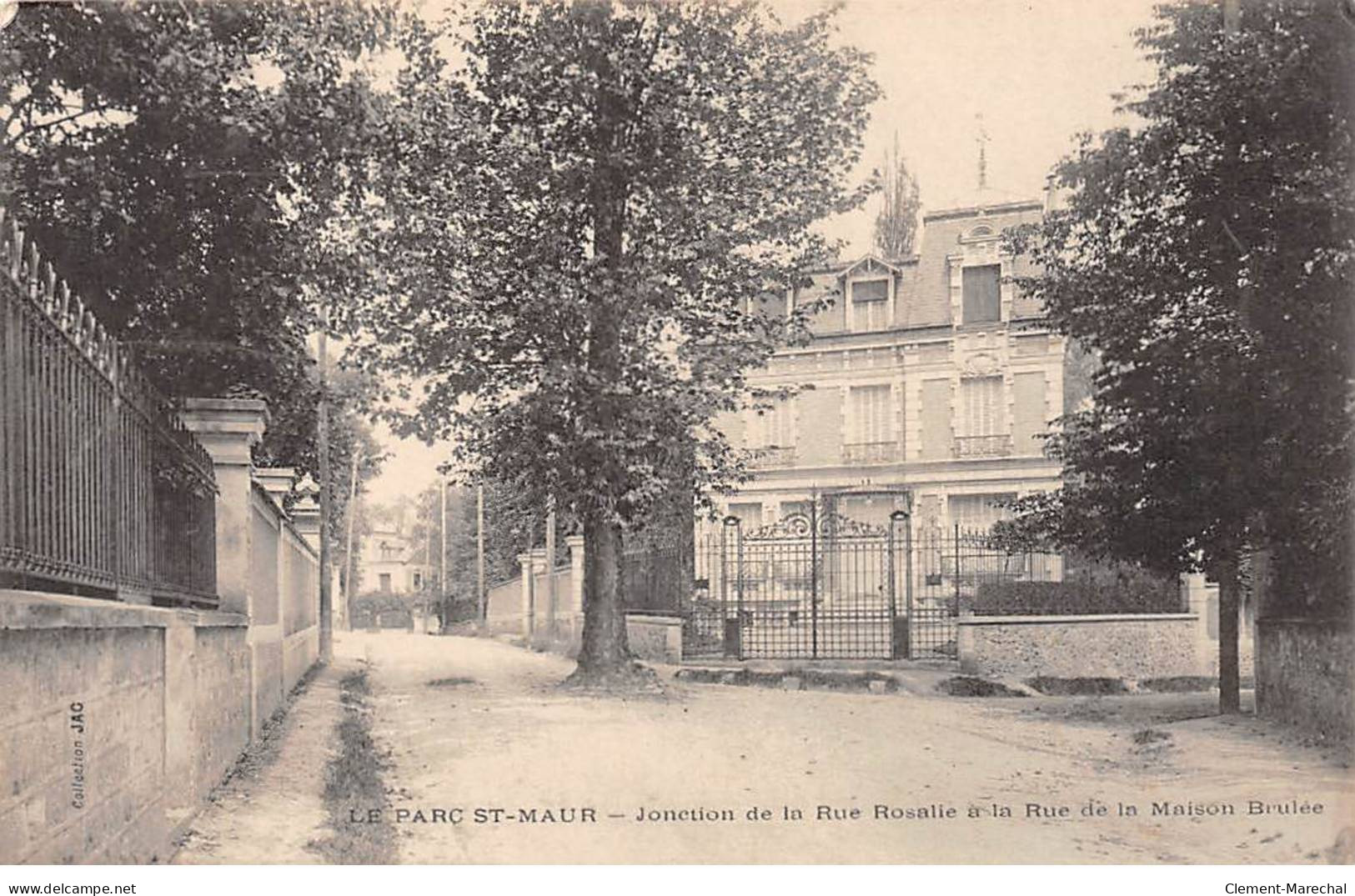 Le Parc SAINT MAUR - Jonction De La Rue Rosalie à La Rue De La Maison Brulée - Très Bon état - Saint Maur Des Fosses