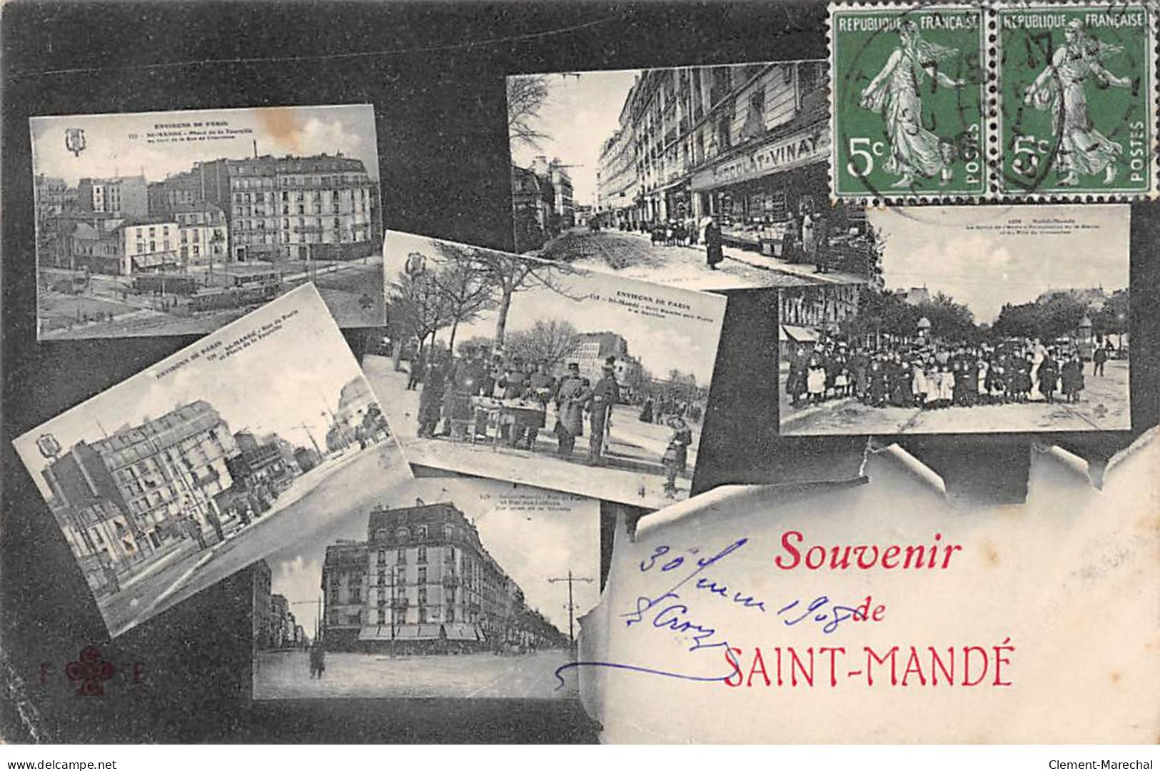 Souvenir De SAINT MANDE - Très Bon état - Saint Mande